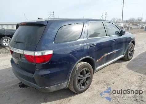 2012 Dodge Durango Sxt из США, поврежденный, VIN 1C4RDHAG7CC206540